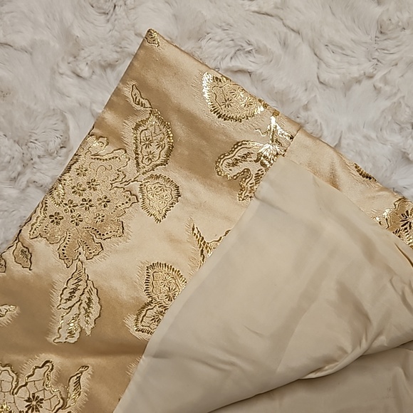 Royal Lynne Made in Royal Crown Colony of Hong Kong vintage gold brocade coat 12 - Picture 7 of 15